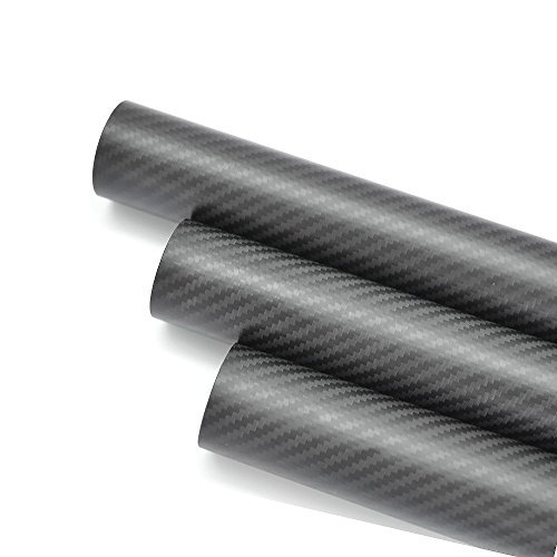 US Whabest 1pcs Tubo de fibra de carbono 3k fosco 19mm od x 16mm ID x 1000 mm de comprimento/tubo/tubo/eixo