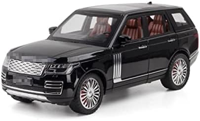 Modelo de carro em escala para o modelo Land Rover Range Rover Alloy Diecasts Veículos de brinquedo Luz de