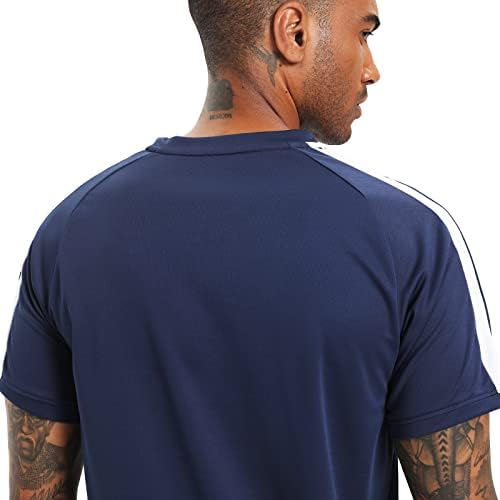 Rpovig Shirts Shorts Conjunto de exercícios: Men's 3 Pack Dry Fit Roupos Setfits Gym Gym ativo Performance