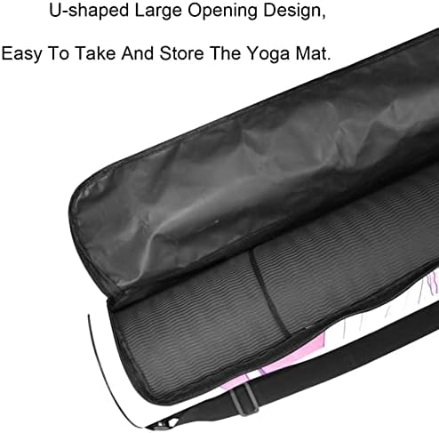 Ratgdn Yoga Mat Bag, guindaste sob o Monte Fuji Exercício ioga transportadora de tape