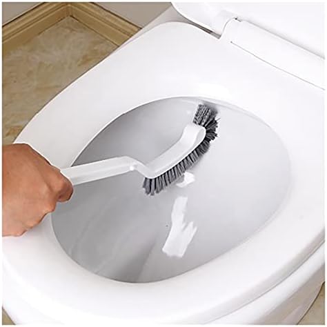 A limpeza de guojm suprimentos de escova de vaso sanitário plástico acessórios curvos