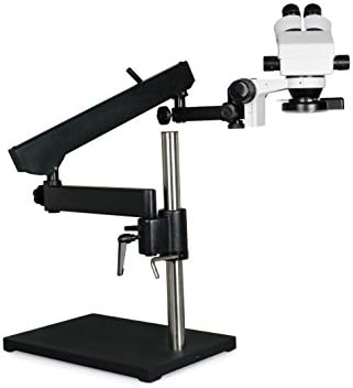 Vision Scientific VS-9E-IFR08 Microscópio estéreo de zoom binocular, 10x WF Eyepiece, 0,7x-4,5x zoom, 7x-45x