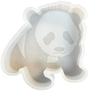 Molde de silicone panda freshie para aroma perfumado contas de 4 ”t x 4” w x 1 ”d.