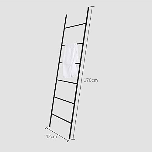 WXXGY parede inclinada para a escada Rack, escada decorativa sem metal, escada de cobertor para fazenda,