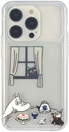 グルマンディーズ Gourmandise Moomin Showcase+ MMN-120B Caso para iPhone 14/14 Pro / 13 Pro / 12/12 Pro