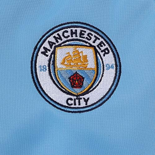 Manchester City FC Futebol Oficial Gift Boys Retro Track Top Jacket 4-5 anos Sky Blue