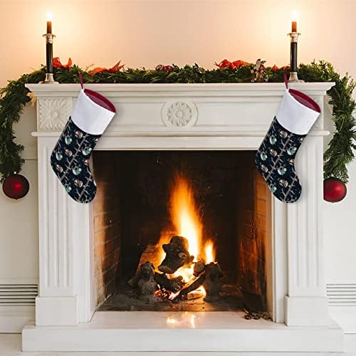 Preguiças engraçadas de Natal de meias penduradas para a decoração da casa de férias da árvore de Natal