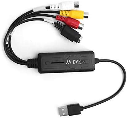 753 Conversor de vídeo de áudio USB 2.0, USB 2.0 Video Digital Converter Audio Video Aquisition Card Adapter