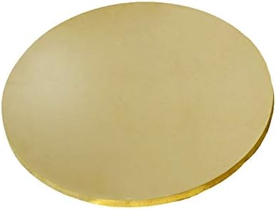 Folha de placa redonda do disco de bronze Goonsds H62 Espessura do círculo sólido de liga de cobre 1 mm 1pcs,