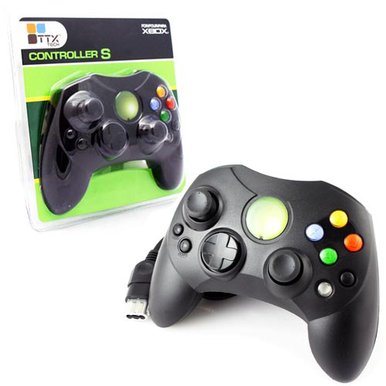 Controlador com fio de 6 pés TTX Tech para Microsoft Xbox Black