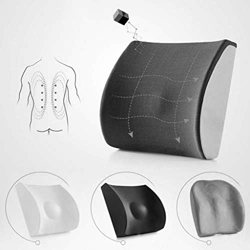 Czdyuf lombar travesseiro lombar suporta almofada de assento para espuma de memória de carro ou cadeira