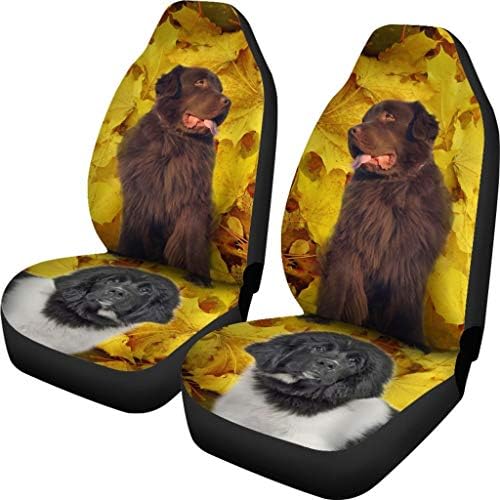 Pawlice Newfoundland Dog Print Car Seat Covers