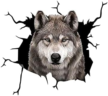 Decalques nativos de lobo nativo para amantes de animais, significando presente para amantes de lobo,