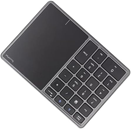 NAROOTE NUMERIC KEYPAD com Touchpad, porta TypeC de 10m sem fio para o computador sem fio Numeric Keypad