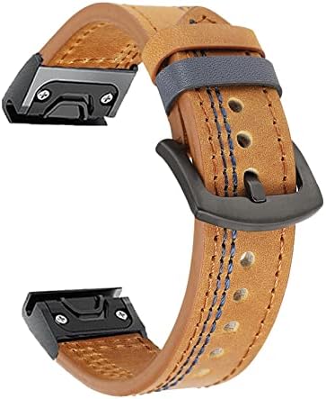 IOTUP para Garmin Fenix ​​5 5x mais 6 6x Pro 3 HR Smart Watch Leather Band Straplet para Forerunner