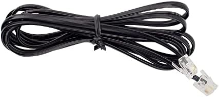 FKA para cabo telefônico, Extensão por telefone preto Extensão do cabo do cabo do cabo de fio Plugue
