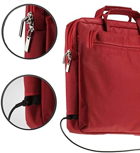 Bolsa de viagem resistente à água e elegância da Navitech Red - Compatível com Acer Aspire 5 A515-57 laptop