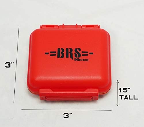 Caixa de entrada BRS 3.0 Caso utilitário vermelho de uso vermelho | Compartimentos removíveis divididos versáteis