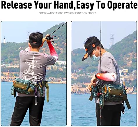 Kingdom Multifuncional Lure Fishing Belt Fishing Fishing Tackle Bag Saco Colo
