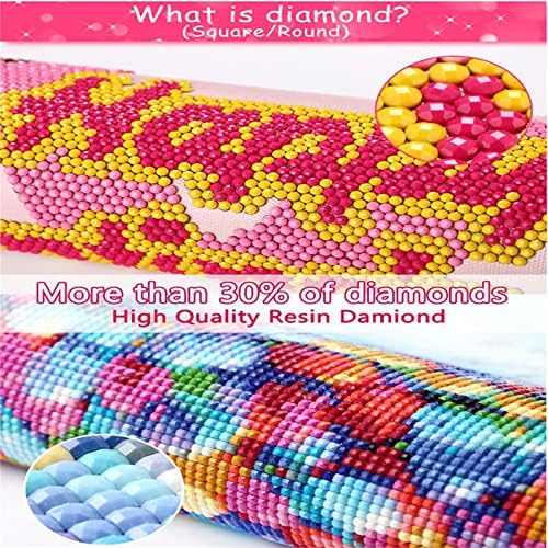 Pintura de diamante 5D DIY por kits de números para adultos, kits de pintura de diamante de grande diamante