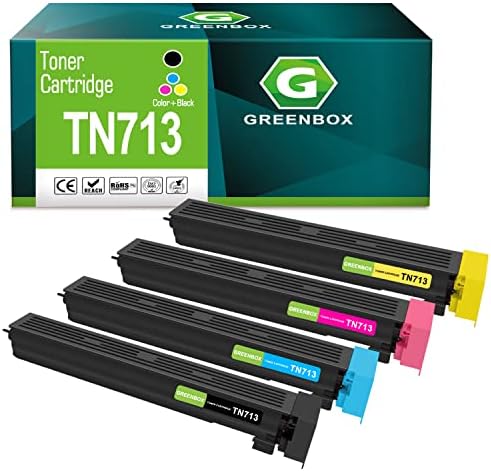 GreenBox TN713 Substituição de cartucho de toner de alto rendimento de alto rendimento para Konica TN713 TN-713