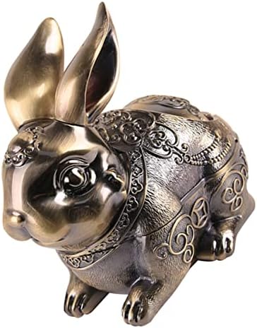 Zerodeko 3pcs Alumínio de alumínio Ashtray Chefette Chetety Creather Recurty Rabbit Ashtray Ornament