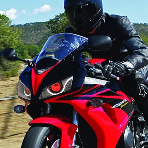 Conjunto do farol de LED KT para CBR1000RR 2004-2007 RED Demon Eyes Eyes personalizados Motocicleta MOTORCIONE