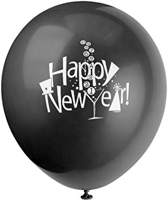 Balloons do Latex-12 de Countdown Party de Ano Novo. Cores variadas | 8 pcs, 12 , multi