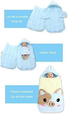 Ljfli mochila saco de dormir saco de dormir bebê recém-nascido colcha enlouquecida para bebês anti-kick acolchoado passeio no outono e inverno