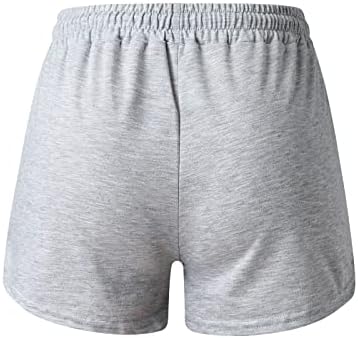 Shorts femininos para o verão casual lounge confortável shorts de praia solta shorts de cintura alta