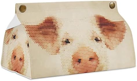 Caixa de lenço de lenço de porco retrô Distribuidor de papel de guardana