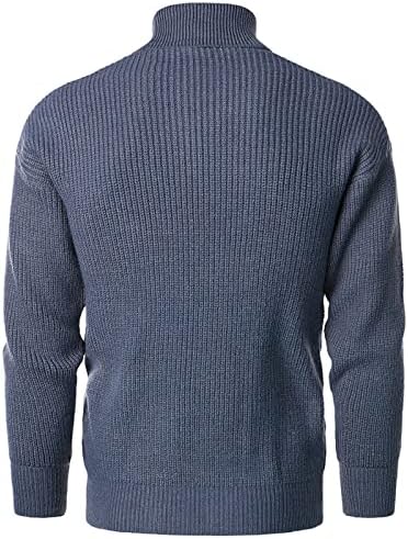 Xxbr suéter de pulôver de gola alta de malha robusto para masculino, inverno de manga comprida pescoço