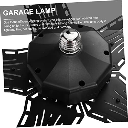 Doitool 1pc dobrável garagem de garagem leve teto leve garagem luz luz LED LUZES DE GARAGEM LED LIGH