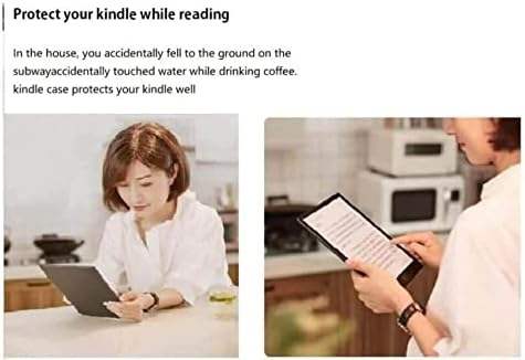 Case compatível com 6 Kindle Paperwhite 10th Generation 2018 Lançamento, capa de caixa de proteção