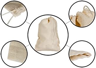 Bolsas de musselina de algodão 500 contagem de costas de laranja da bainha, feita com algodão nos EUA por presentes celestes