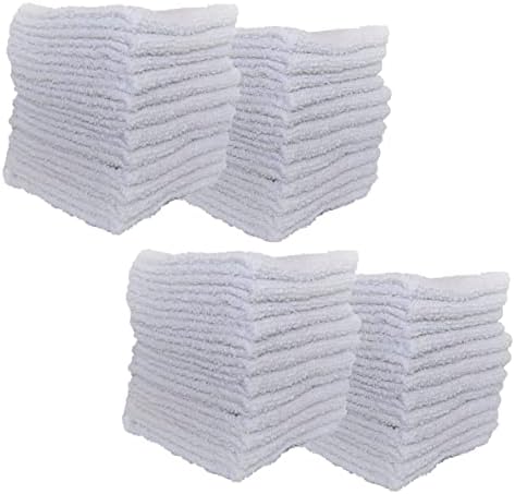 Toalhas econômicas Conjunto de panos de pano de algodão 11x11 algodão altamente absorvente para limpeza