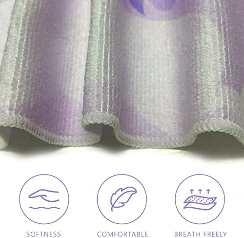 Toalhas de praia EVBEA para crianças sereia unicórnio Microfiber absorvente lençóis de banho seco