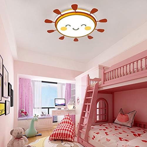 Lâmpada de quarto do quarto de crianças zhaoleei menino menina cartoon sol bebê liderou lâmpadas