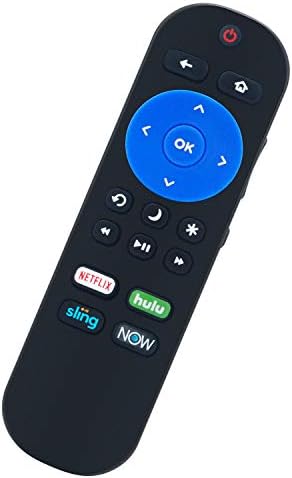 Replacement Remote Applicable for Element Roku TV E4AA50R-C E4SC4018RKU E2SW6518RKU E4SW5518RKU E4SW5017RKU E4FAA43R-C E1AA32R-G E1AA32R-T E2AA40R-T E4AA50R-T E2AA40R-G E4AA43R-G E2AA32R-C E4AA43R-T