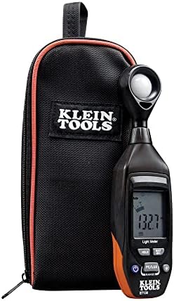 Klein Tools ET130 Medidor de luz digital e termômetro infravermelho IR1, a pistola de laser digital não tem contato