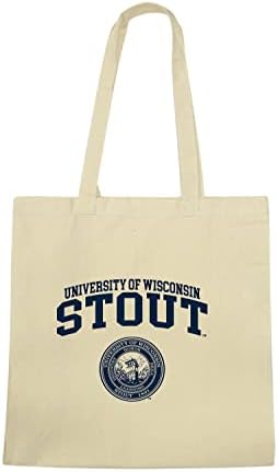 W Universidade da República de Wisconsin-Stout Blue Devils Seal College Bag