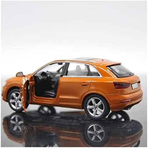 Modelo de carro em escala para o modelo de alora de SUV Q3 Modelo de carro Diecast Metal Modelo de carro Som e