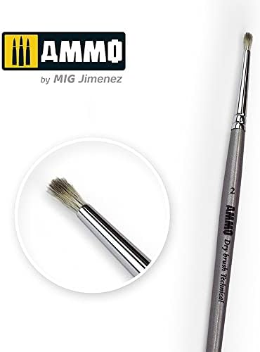 Munção MIG Mig Brush Technical Brush, 2 - Tintas e ferramentas de construção de modelos # AMG -AMIG8700