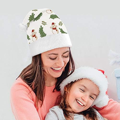 Chapéu de Papai Noel de Natal, Árvores de Natal Homadeiro de férias de Natal para adultos, Hats de Natal
