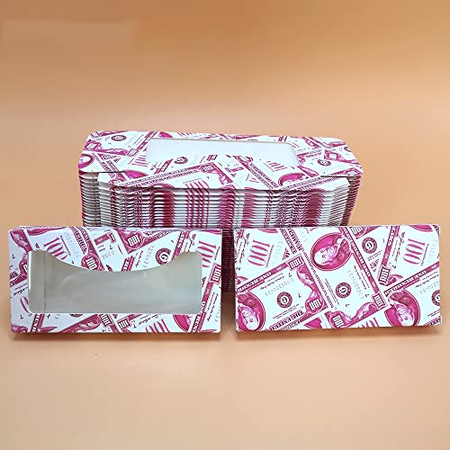 Pacote de caixas de cílios 100 pcs 3d cílios em massa embalagens vazias de 25 mm papel falso, 21,30