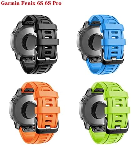 Ankang 22 26mm Smart Watch Band tapas para Garmin Fenix ​​6 6x 6s 5x 5 5s 3 3HR Forerunner 935 945 Silicone Rether Wirstband