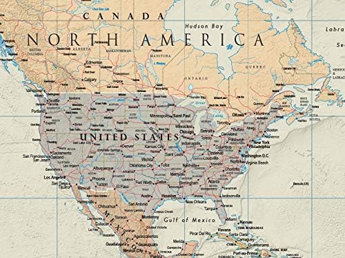 2022 Swiftmaps 24 x 36 mapa mundial Premier Premier Poster Mural, laminado, feito nos EUA