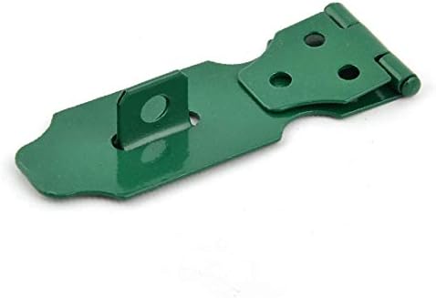 X-Dree Cupber doméstico Metal Security Padlock Porta Hasp Green Green 3 sets (Armario para El Hogar Metal Seguridad