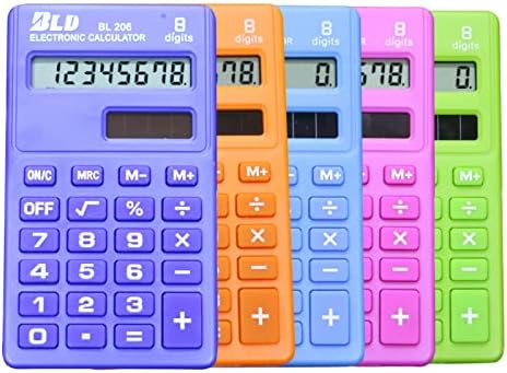 Calculadoras padrão básicas Mini calculadora de desktop digital com tela LCD de 8 dígitos, tamanho