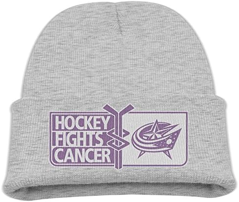 Chaera Boy's/Hockey Luts de menina Câncer Columbus Bluejackets Knit Hat